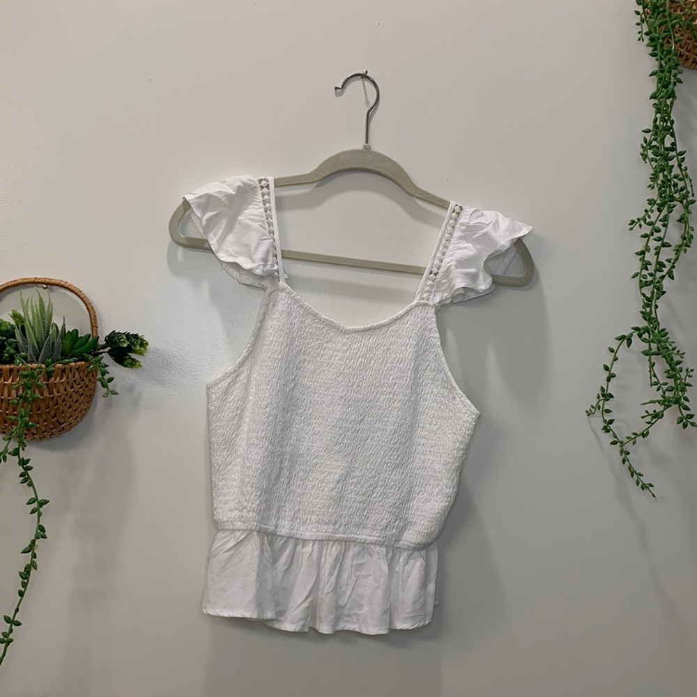 White tank top